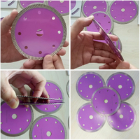 very thin,14mm hole,105mm 4inch 4"Sintered Saw Blade for Cutting Ceramic,Marble,Stone