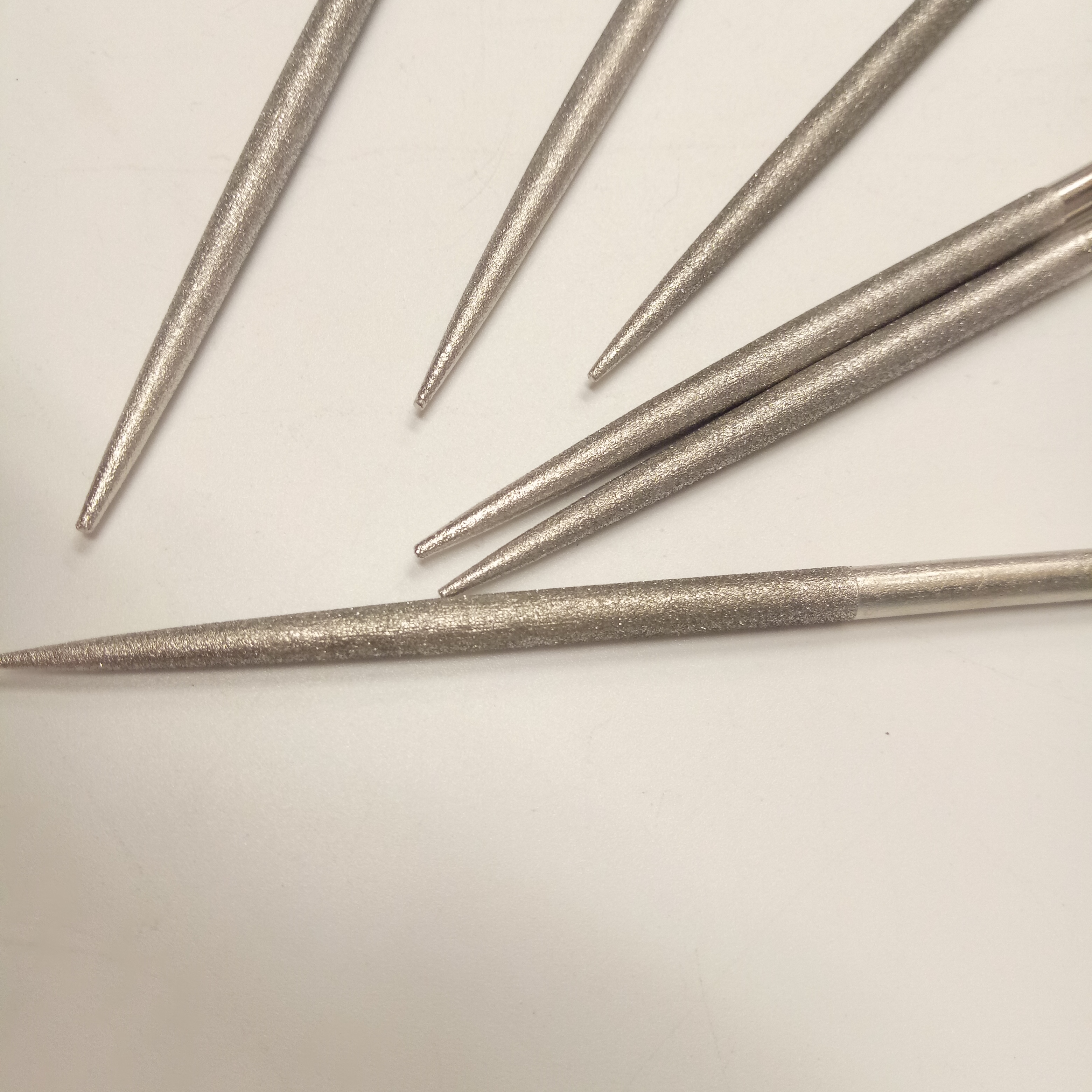 Diamond Sharpening Tools Electroplated Needle Files Round Diamond Rasp for Wood Stone Metal