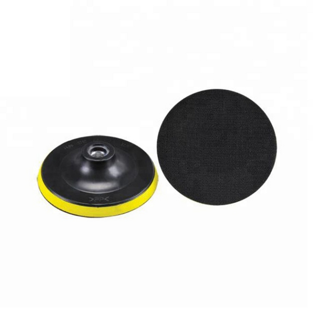 High Quality 4 Inch Plastic Hook And Loop Polishing Backer Pad Used with Sandpaper Polishing Pads
