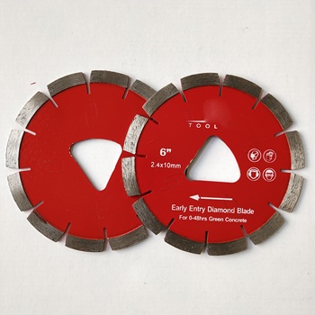 High Speed 6 Inch Concrete Saw Blade For Fresh Concrete