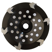 7" Arrow Diamond Grinding Wheel for Paint Epoxy Mastic Coating Removal with 5/8"-11 Arbor