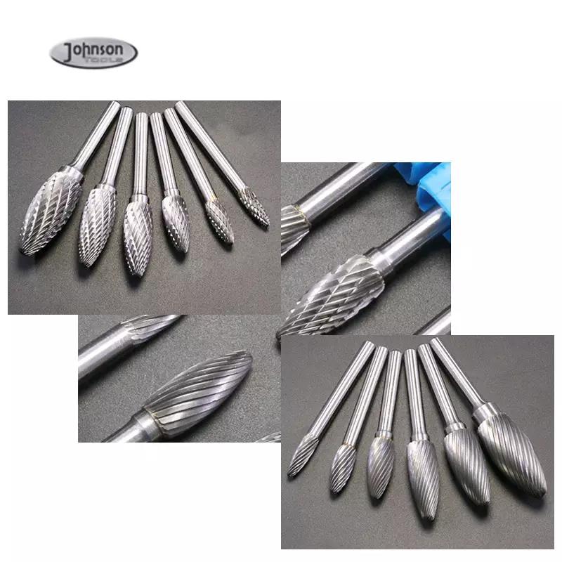 High Quality Hand Tools Double Cut Rotary Tungsten Carbide Burrs For Metal