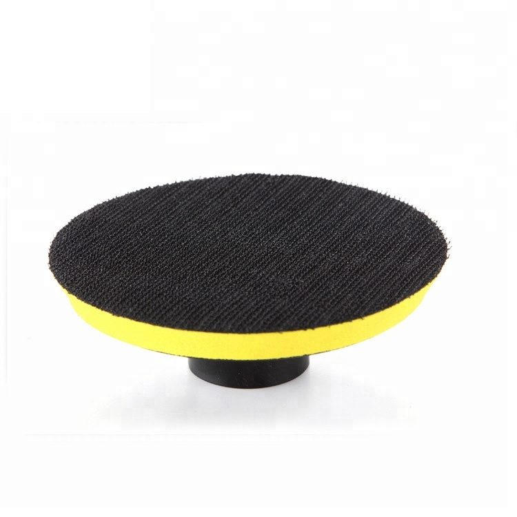 High Quality 4 Inch Plastic Hook And Loop Polishing Backer Pad Used with Sandpaper Polishing Pads