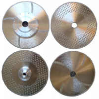 180 mm Single Side Star Electroplated Diamond Stone Grinding Wheel Coated Cutting Disc for Granite Marble